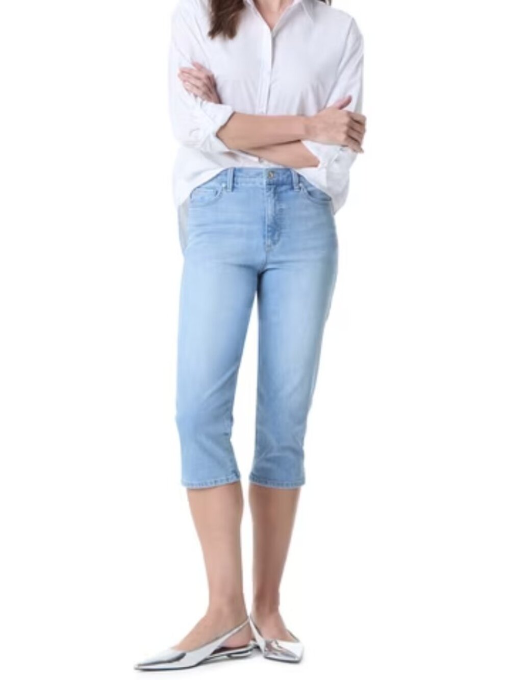 Gloria Vanderbilt Swan Series Women's and Women's Plus Amanda 5 Pocket Capri 14